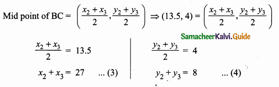 Samacheer Kalvi 10th Maths Guide Chapter 5 Coordinate Geometry Ex 5.1 22