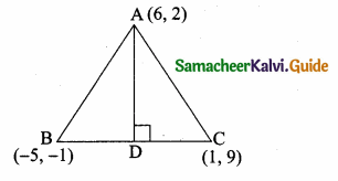 Samacheer Kalvi 10th Maths Guide Chapter 5 Coordinate Geometry Ex 5.3 10