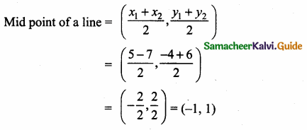 Samacheer Kalvi 10th Maths Guide Chapter 5 Coordinate Geometry Ex 5.4 12