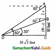 Samacheer Kalvi 10th Maths Guide Chapter 6 Trigonometry Ex 6.3 6
