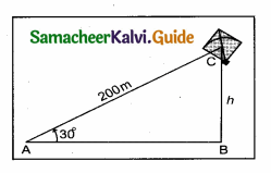 Samacheer Kalvi 10th Maths Guide Chapter 6 Trigonometry Additional Questions 25