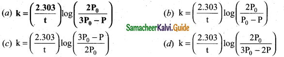 Tamil Nadu 12th Chemistry Model Question Paper 2 English Medium - 5