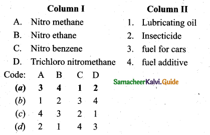 Tamil Nadu 12th Chemistry Model Question Paper 3 English Medium - 4
