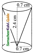 Samacheer Kalvi 10th Maths Guide Chapter 7 Mensuration Ex 7.3 Q3