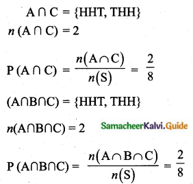Samacheer Kalvi 10th Maths Guide Chapter 8 Statistics and Probability Ex 8.4 Q12.1