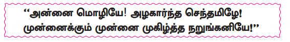 Samacheer Kalvi 10th Tamil Guide Chapter 1.1 அன்னை மொழியை - 1