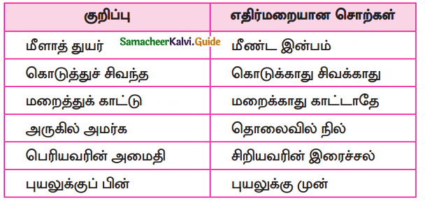 Samacheer Kalvi 10th Tamil Guide Chapter 4.5 இலக்கணம் - பொது - 10