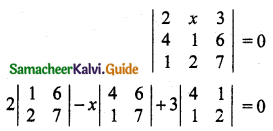 Samacheer Kalvi 11th Business Maths Guide Chapter 1 Matrices and Determinants Ex 1.1 Q3
