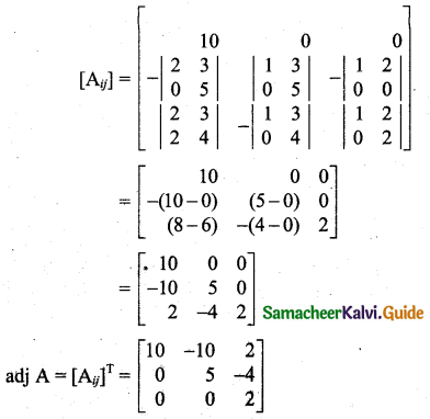 Samacheer Kalvi 11th Business Maths Guide Chapter 1 Matrices and Determinants Ex 1.2 Q3.3