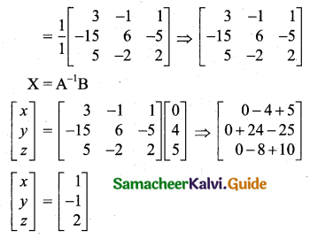 Samacheer Kalvi 11th Business Maths Guide Chapter 1 Matrices and Determinants Ex 1.3 Q2.8