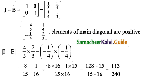 Samacheer Kalvi 11th Business Maths Guide Chapter 1 Matrices and Determinants Ex 1.4 Q6.2