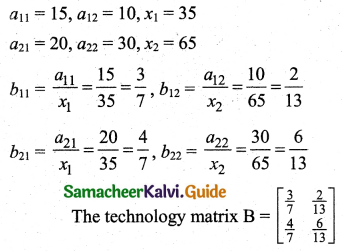 Samacheer Kalvi 11th Business Maths Guide Chapter 1 Matrices and Determinants Ex 1.4 Q7.1