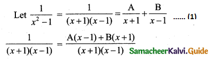 Samacheer Kalvi 11th Business Maths Guide Chapter 2 Algebra Ex 2.1 Q4
