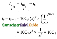 Samacheer Kalvi 11th Business Maths Guide Chapter 2 Algebra Ex 2.7 Q11