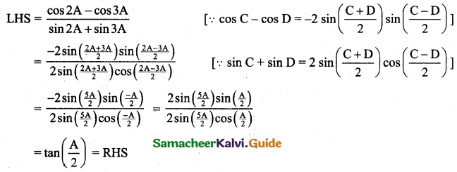 Samacheer Kalvi 11th Business Maths Guide Chapter 4 Trigonometry Ex 4.3 14