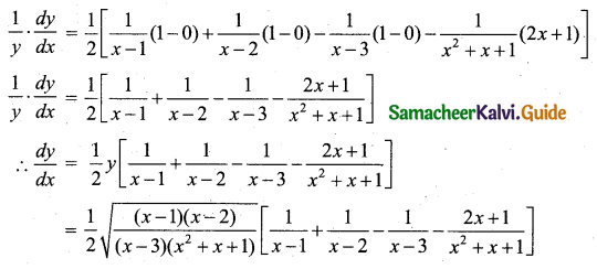Samacheer Kalvi 11th Business Maths Guide Chapter 5 Differential Calculus Ex 5.7 Q1.2
