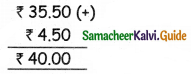 Samacheer Kalvi 5th Maths Guide Term 3 Chapter 5 Money Ex 5.1