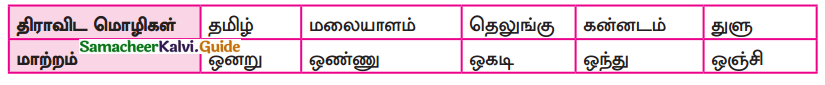 Samacheer Kalvi 9th Tamil Guide Chapter 1.1 திராவிட மொழிக்குடும்பம் - 3