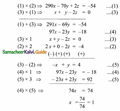 Samacheer Kalvi 10th Maths Guide Chapter 3 Algebra Unit Exercise 3 3