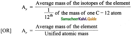 Samacheer Kalvi 10th Science Guide Chapter 7 Atoms and Molecules 19