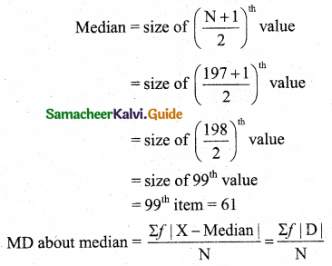 Samacheer Kalvi 11th Business Maths Guide Chapter 8 Descriptive Statistics and Probability Ex 8.1 Q13.2