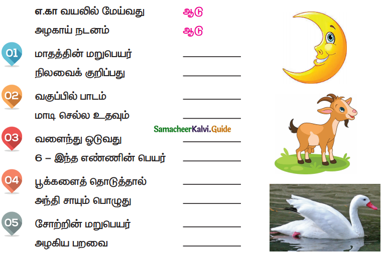 Samacheer Kalvi 4th Tamil Guide Chapter 7 வெற்றி வேற்கை - 1