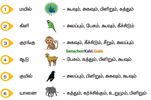Samacheer Kalvi 5th Tamil Guide Chapter 1.4 மரபுச்சொற்கள் - 1