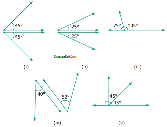 Samacheer Kalvi 6th Maths Guide Term 1 Chapter 4 Geometry Ex 4.4 6