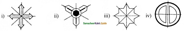 Samacheer Kalvi 6th Maths Guide Term 3 Chapter 4 Symmetry Ex 4.1 3
