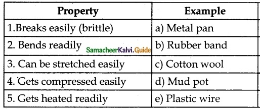 Samacheer Kalvi 6th Science Guide Term 1 Chapter 3 Matter Around Us 1