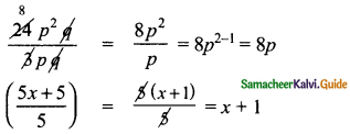 Samacheer Kalvi 8th Maths Guide Answers Chapter 3 Algebra Ex 3.2 8