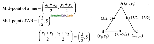 Samacheer Kalvi 9th Maths Guide Chapter 5 Coordinate Geometry Ex 5.5 13