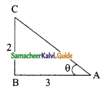 Samacheer Kalvi 9th Maths Guide Chapter 6 Trigonometry Ex 6.1 12