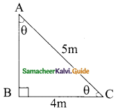 Samacheer Kalvi 9th Maths Guide Chapter 6 Trigonometry Ex 6.4 2