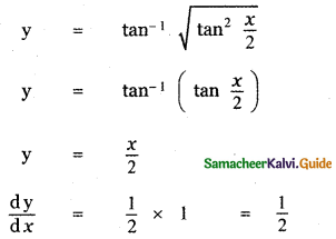 Samacheer Kalvi 11th Maths Guide Chapter 10 Differentiability and Methods of Differentiation Ex 10.4 14