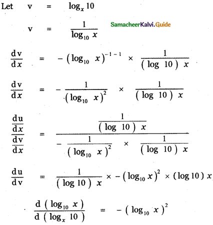 Samacheer Kalvi 11th Maths Guide Chapter 10 Differentiability and Methods of Differentiation Ex 10.5 17
