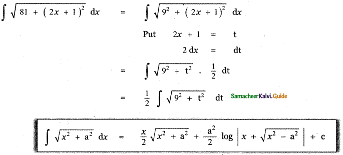 Samacheer Kalvi 11th Maths Guide Chapter 11 Integral Calculus Ex 11.12 7