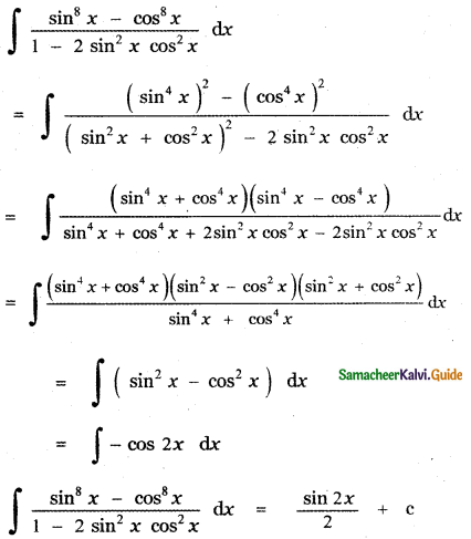Samacheer Kalvi 11th Maths Guide Chapter 11 Integral Calculus Ex 11.13 28
