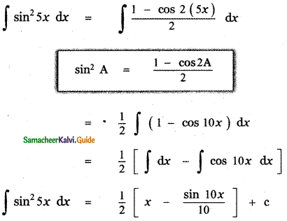 Samacheer Kalvi 11th Maths Guide Chapter 11 Integral Calculus Ex 11.5 19