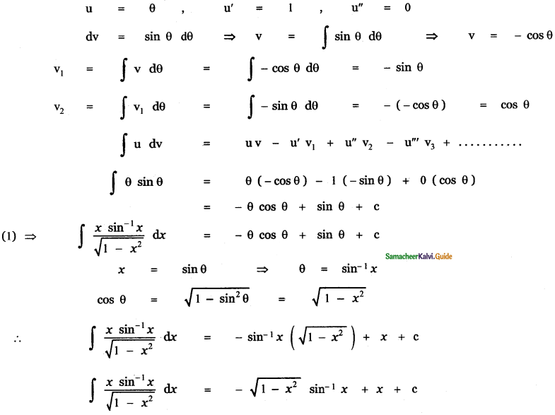Samacheer Kalvi 11th Maths Guide Chapter 11 Integral Calculus Ex 11.7 13