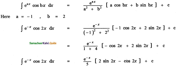 Samacheer Kalvi 11th Maths Guide Chapter 11 Integral Calculus Ex 11.8 3