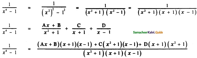Samacheer Kalvi 11th Maths Guide Chapter 2 Basic Algebra Ex 2.9 10