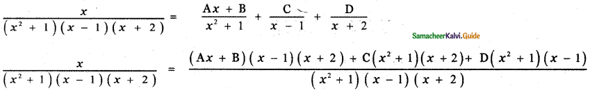 Samacheer Kalvi 11th Maths Guide Chapter 2 Basic Algebra Ex 2.9 5