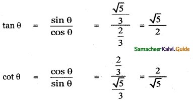 Samacheer Kalvi 11th Maths Guide Chapter 3 Trigonometry Ex 3.3 9