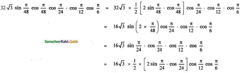 Samacheer Kalvi 11th Maths Guide Chapter 3 Trigonometry Ex 3.5 22
