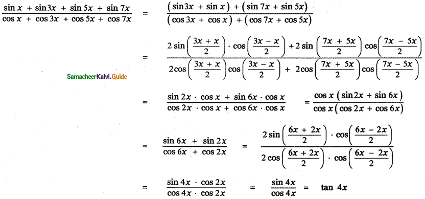 Samacheer Kalvi 11th Maths Guide Chapter 3 Trigonometry Ex 3.6 18