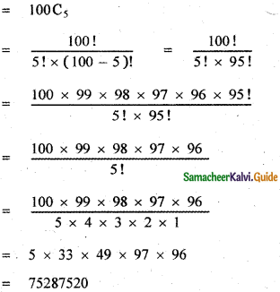 Samacheer Kalvi 11th Maths Guide Chapter 4 Combinatorics and Mathematical Induction Ex 4.3 15