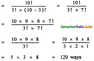 Samacheer Kalvi 11th Maths Guide Chapter 4 Combinatorics and Mathematical Induction Ex 4.3 23