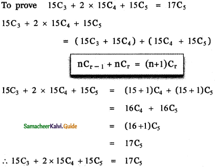 Samacheer Kalvi 11th Maths Guide Chapter 4 Combinatorics and Mathematical Induction Ex 4.3 3