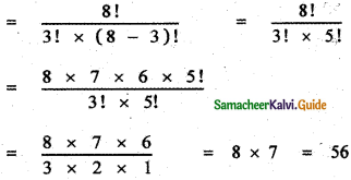 Samacheer Kalvi 11th Maths Guide Chapter 4 Combinatorics and Mathematical Induction Ex 4.3 36